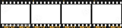 Film negative frames vector