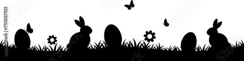 Easter egg hun background 
