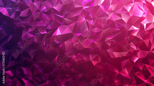 Dark Pink vector shining triangular cover. Triangular