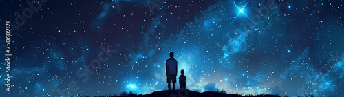 Awe-Inspiring Universe: A Minimalistic Portrait of Fatherhood