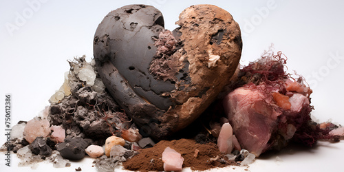 Heart Shaped Moldy Chocolate Petoskey Stone expired