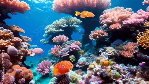  Abstrakter Hintergrund für Design - Die magische Welt der Korallen 2.