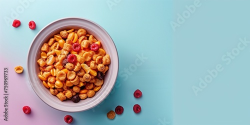 bowl of cereal for healthy breakfast 