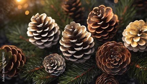 collection of pinecones various conifer cones isolated over a transparent background natural christmas or winter decoration douglas fir tree mountain pine black pine larch and cypress top view