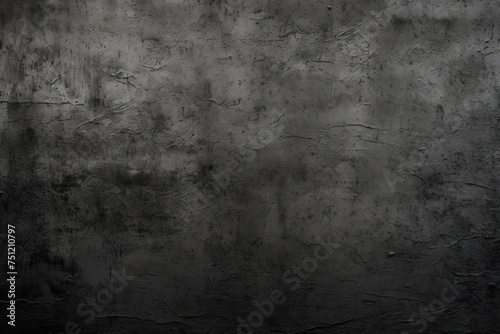 Dark Grunge Textured Background with Aged Effect. Fond Noir Texture with Grey Abstract Wall