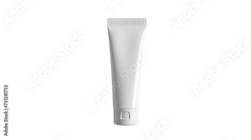 Cosmetic plastic antiperspirant tube isolated on the transparent background