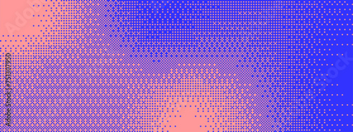 Pixel bitmap texture pattern. Geometric pixel pattern. Abstract bitmap retro design. Vector illustration