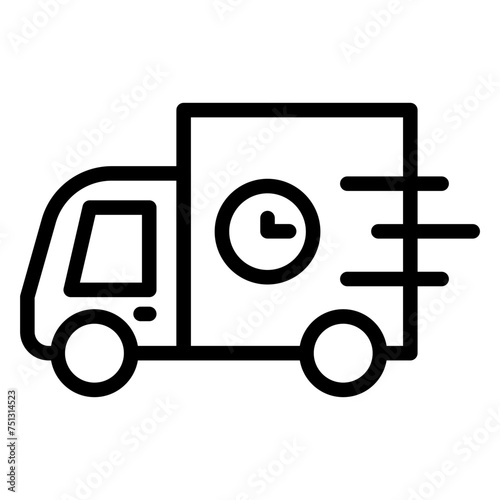 Express Shipping icon vector image. Can be used for Web Store.