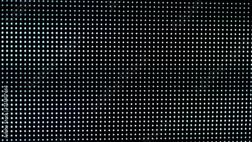 LED Screen Displaying an RGB Dot Pattern