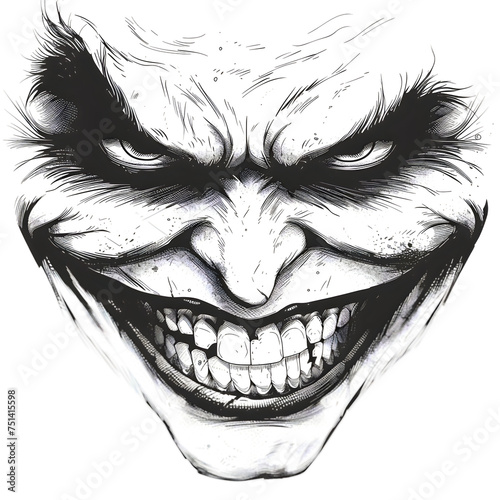 Jocker Face Clipart