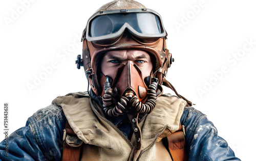 Air Pilot isolated on transparent Background