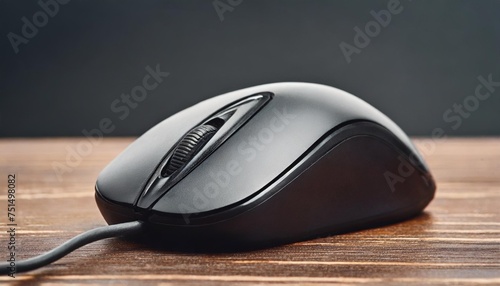 black computer mouse with cool design