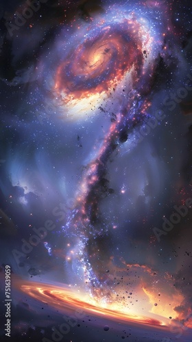 The Milky Ways central black hole awakens its pull reshaping the galaxys destiny