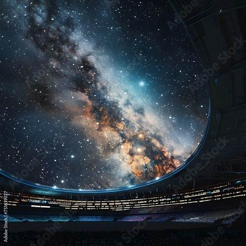 The Milky Ways first interstellar Olympics where gravity is a game and the stars are the stadium