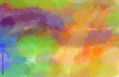 abstract background full of colorful explosions and watercolor textures