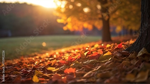 autumn leaves on the ground, fall leaves picture 
