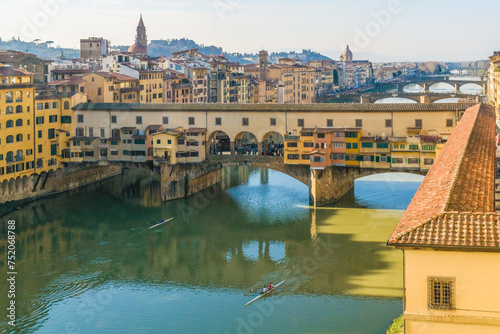 Arno river in Florence, Italy