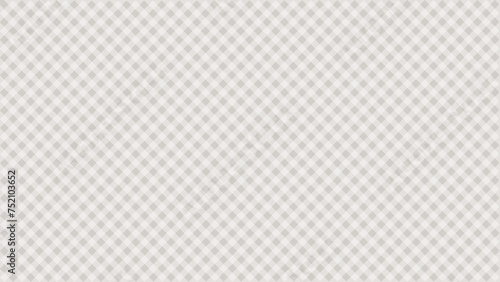 Diagonal white checkered in the beige - grey background 