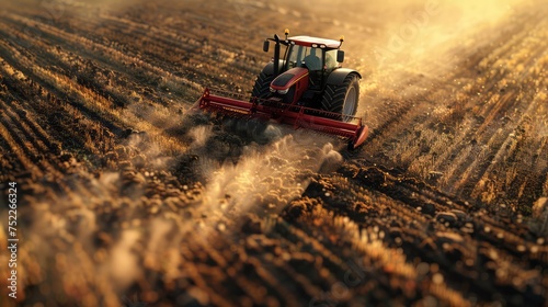 Precision Pilots Navigating Fields with Digital Tractor Precision