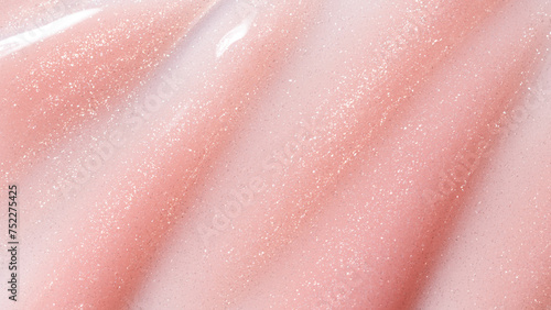 Pink nail polish texture with shimmer