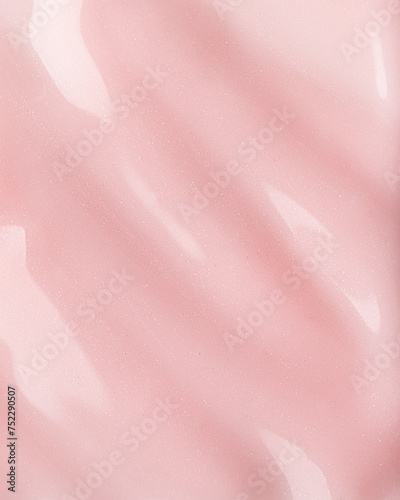 Pink nail polish texture with shimmer