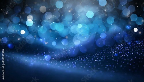 abstract blue background with bokeh