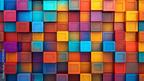 colorful windows flat texture