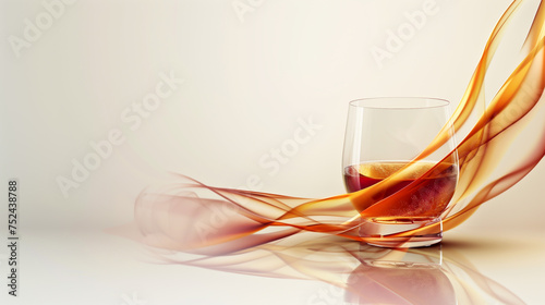 glasses of brandy, alcoholic drinks