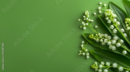Lily of the Valley color background