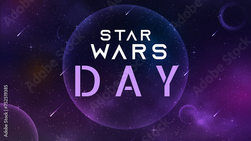 Star Wars Day Holiday background