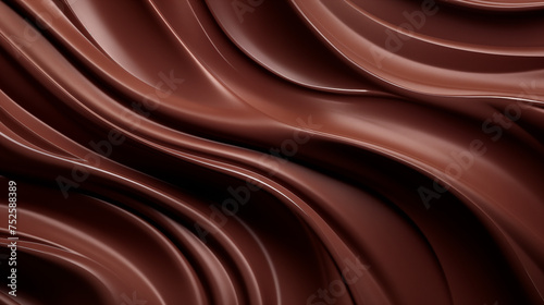 Chocolate Elegance: Rich Velvety Waves of Pure Indulgence