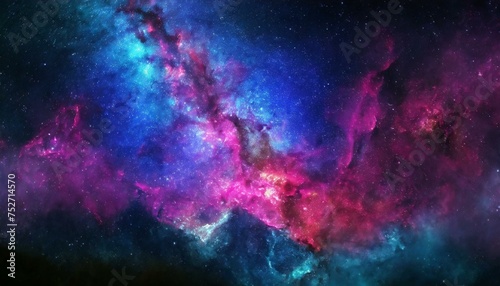 銀河の星と宇宙のイメージ 美しいカラフルな宇宙の背景