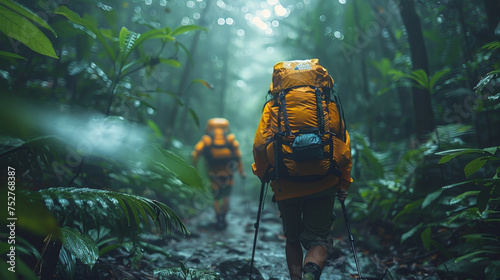 Jungle Trekking: Overcoming Dense Obstacles Together