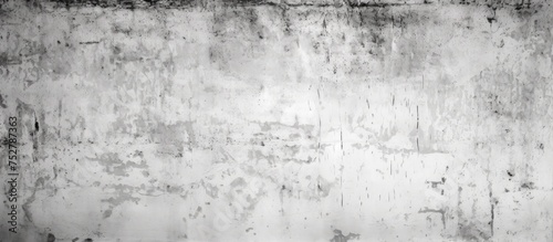 Abstract Monochrome Texture of Weathered Wall with Irregular Pattern of Cracks and Creases