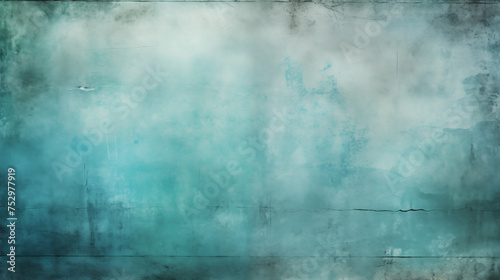 Grunge abstract art background with modern teal and rust tones
