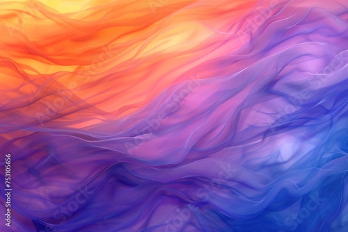 Orange blue purple color flow abstract background grainy texture effect web banner header poster design
