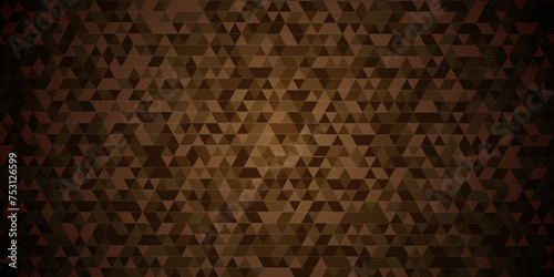  Abstract geometric background vector seamless technology brown background. Abstract geometric pattern gray Polygon Mosaic triangle Background, business and corporate background.
