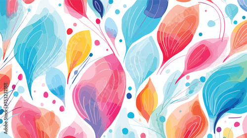 Watercolor abstract seamless pattern. Creative textu