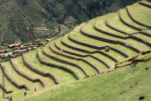 The Pisac Ruins are an archaeological site located in the Sacred Valley of Peru,. These ruins are part of the larger Inca Empire and are known for their impressive agricultural terraces.