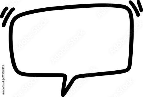 Speech bubbles text, chat, message