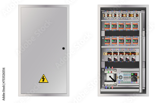 Electrical Panel With magnetic contactor 
