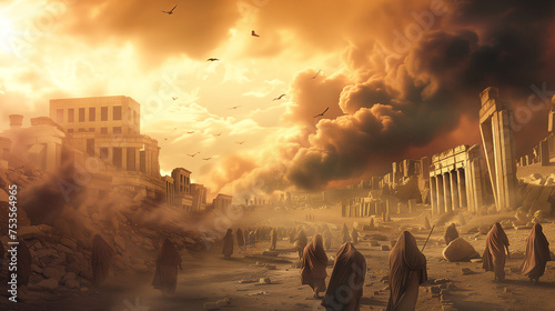 Destruction of the city of Jerusalem during the Roman Empire