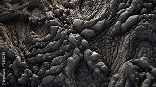 Fossilized fuel texture background. Microscopic view. Ai Generative