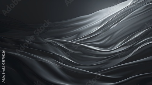 Abstract blackish grayish waves