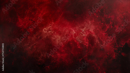 Old wall pattern texture cement red black abstract red color design are light with black gradient background. textured background with a brushstroke pattern in red and black gradient.