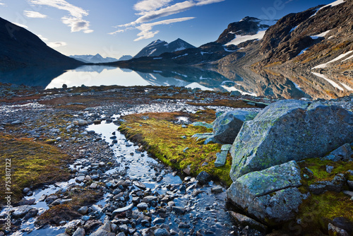 Norwegen, Jotunheimen Nationalpark, Högvagltjönnen, Langdalen