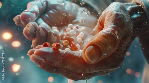 Crop Doctor Giving Medical Pills To Patient