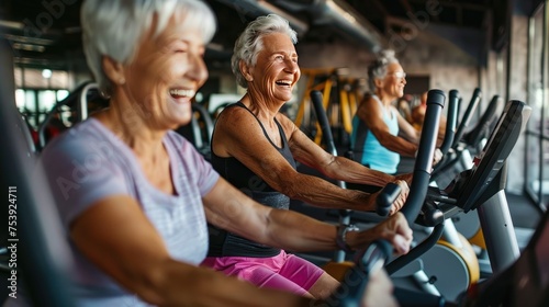 Seniors Exercising and Enjoying An Active Lifestyle