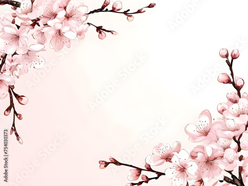 cherry-blossom-theme-frame-illustrating-branches-laden-with-blushing-pink-blossoms-nestled-against