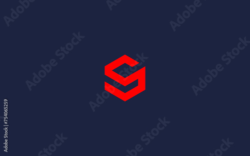 letter s hexagon logo icon design vector design template inspiration